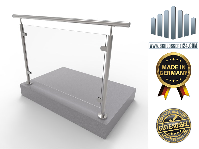 Glasgeländer Bausatz 1