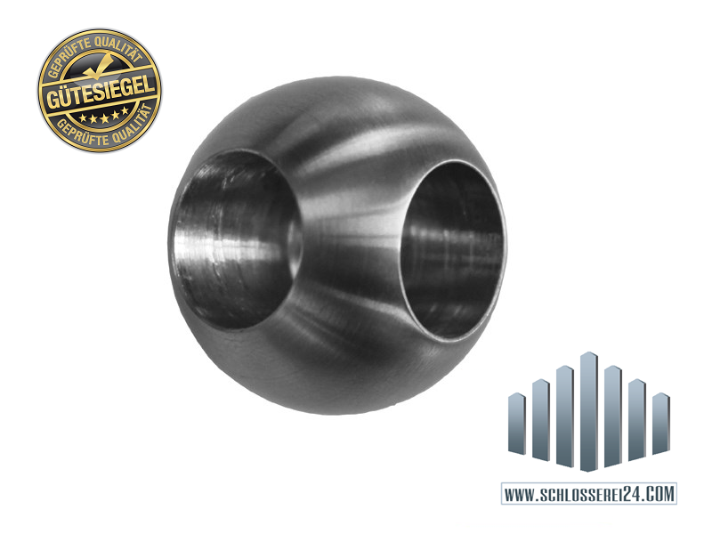 Edelstahleckverbinder "Kugel" für 12mm Rundstäbe, 90 Grad