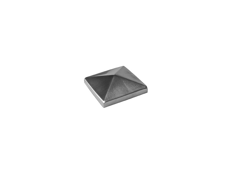 Pfostenkappe Edelstahl Pyramide